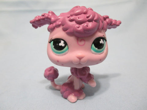 LIKE NEW Littlest Pet Shop Dog Purple Poodle 561 Puppy Authentic Lps Feb2ni