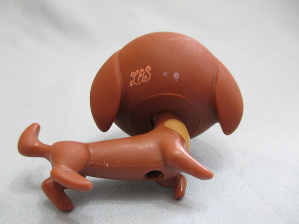 LIKE NEW Littlest Pet Shop Dog Dachshund Wiener 3297 Authentic Lps Feb27ni