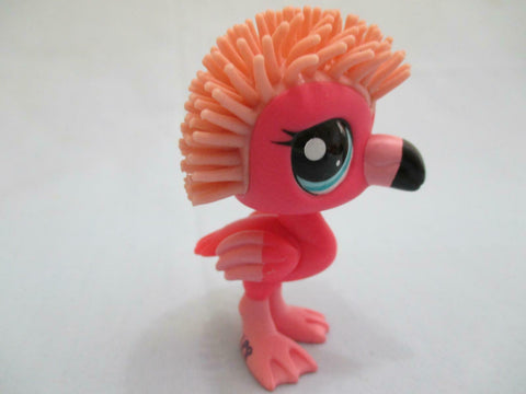 Littlest Pet Shop Rare Pink Flamingo Bird Spike Rubber Hair 2572 Authentic Lps AIK Jan31ni