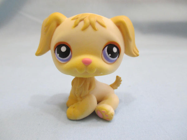 Littlest Pet Shop LPS 268 Golden Retriever Puppy Dog Authentic Jan28ni
