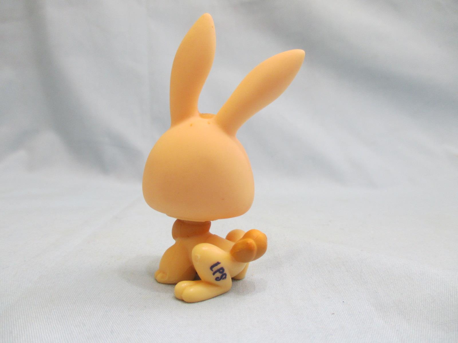 Littlest Pet Shop LPS Tan Yellow Blue Eyes Bunny Rabbit 1441 Authentic ...