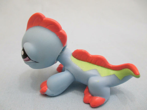 Littlest Pet Shop Iguana Lizard Blue Green Pink Eyes 1829 Authentic Lps FEB09J