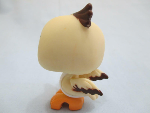 Littlest Pet Shop Bird Pelican Cream with Green Eyes 1350 Authentic Lps Minor Wear Apr12j