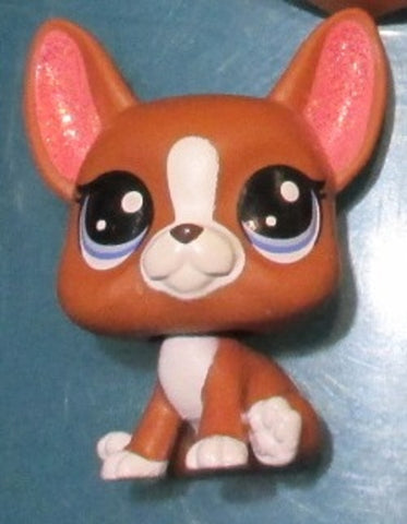Littlest Pet Shop Roxie McTerrier 2-92 Boston Terrier Puppy Dog New Generation Authentic Lps Nov26ni